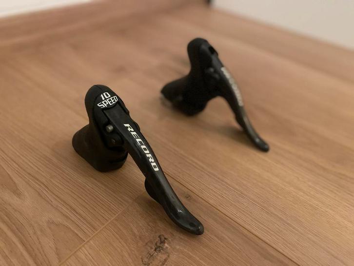 Campagnolo Record 10s shifters, Vélos & Vélomoteurs, Vélos Pièces, Comme neuf, Vélo de course, Enlèvement ou Envoi