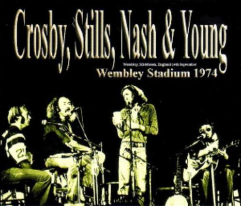 3 cd's - CROSBY, STILLS, NASH & YOUNG - Wembley Stadium 1974, Cd's en Dvd's, Cd's | Rock, Nieuw in verpakking, Verzenden