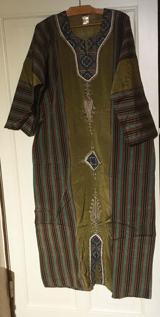 2 nieuwe mooi geborduurde Egyptische djellabas/kaftan, Kleding | Dames, Jurken, Nieuw, Maat 46/48 (XL) of groter, Overige kleuren