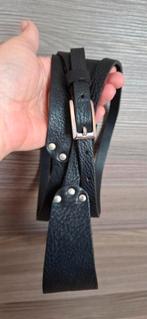 Ceinture Vanilia pour femme, noire, 85 cm, Cuir véritable, Enlèvement ou Envoi, Vanilia, Comme neuf