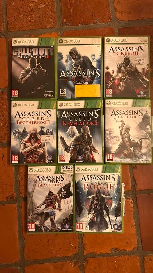 Xbox 360-games: Assassin's Creed & Call of Duty: Black Ops 2, Games en Spelcomputers, Games | Xbox 360, Gebruikt, Avontuur en Actie