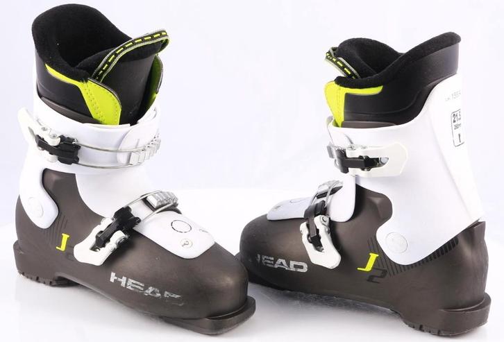 Chaussures de ski 35 36 EU pour enfants HEAD J2, coque, Sports & Fitness, Ski & Ski de fond, Utilisé, Skis, Head, Carving, Enlèvement ou Envoi