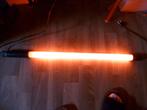 draagbare TL lamp rood , 60 cm,, met schakelaar, Huis en Inrichting, Lampen | Losse lampen, Overige typen, Modern, Zo goed als nieuw