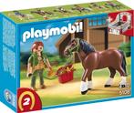 playmobil 5108 paardenbox met doos en boekjes, Ophalen, Complete set