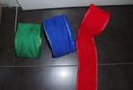 borduren linnen blauw rood groen  lint, Ophalen of Verzenden, Nieuw