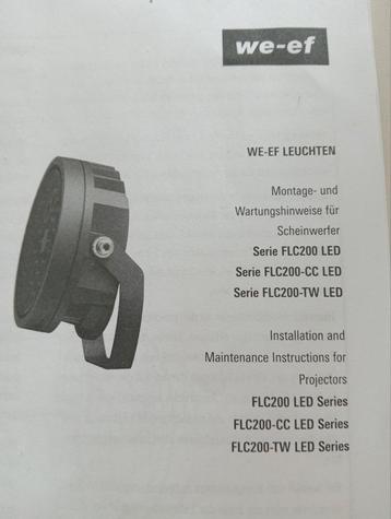 Professionele led buitenspot van We-ef beschikbaar voor biedingen