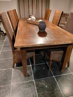 lloyd loom stoelen 6 stuks, Osier ou Rotin, Comme neuf, Brun, Enlèvement