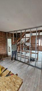 PLEISTERWERK GIPSPLAAT, Doe-het-zelf en Bouw, Ophalen of Verzenden, Zo goed als nieuw