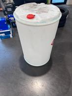 Leeg plastic vat, Ophalen, Gebruikt