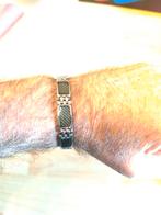 Bracelet acier inoxydable, Handtassen en Accessoires, Armbanden, Ophalen, Zo goed als nieuw, Staal