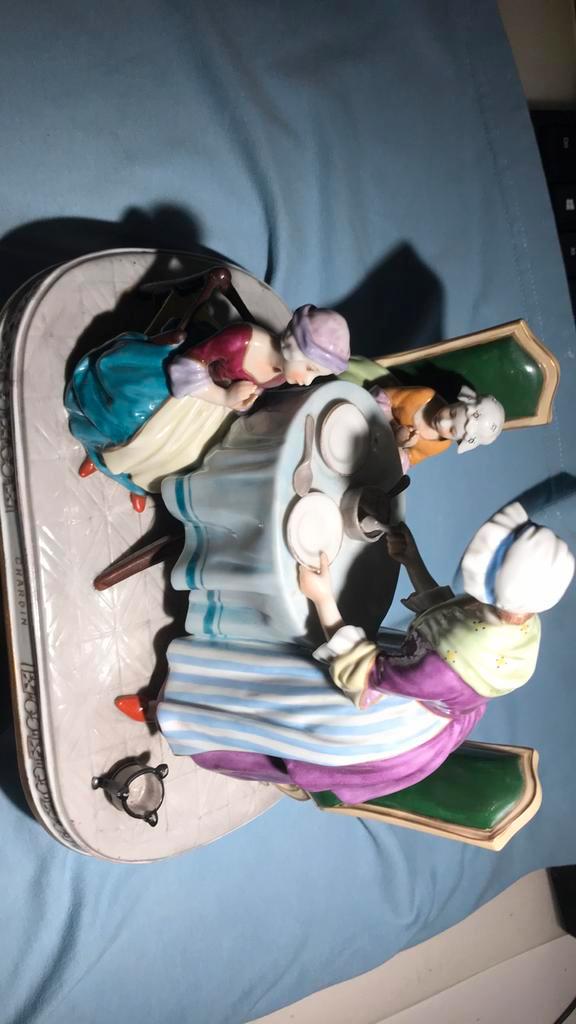 Porseleinen groep, Verzamelen, Beelden en Beeldjes, Gebruikt