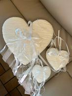 Decoration de mariage coeurs crème, Enlèvement, Neuf, Blanc, Accessoires