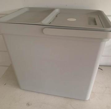 Ton met deksel, vuilnisbak, 22L HÄLBARR IKEA beschikbaar voor biedingen