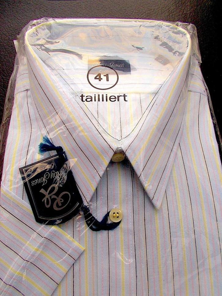 Overhemdencollectie „Roy Jones” - 41 - Top !, Kleding | Heren, Overhemden, Nieuw, Halswijdte 41/42 (L), Blauw, Ophalen of Verzenden