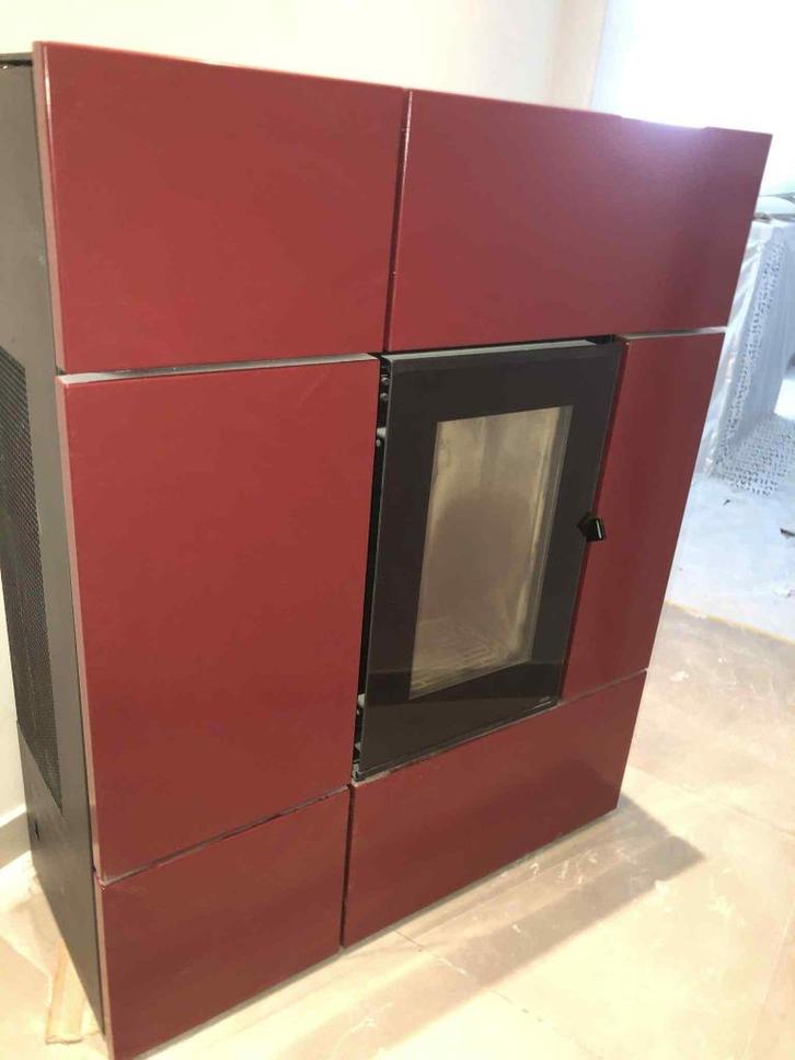 Pelletkachel MCZ Stream Comfort Air 12 kW M1, Doe-het-zelf en Bouw, Verwarming en Radiatoren, Zo goed als nieuw, Kachel, 80 cm of meer