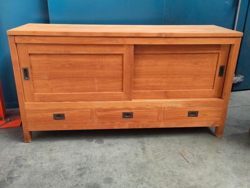 Teak TV kast, Huis en Inrichting, Kasten |Televisiemeubels, Gebruikt, Minder dan 100 cm, 150 tot 200 cm, 25 tot 50 cm, Teakhout