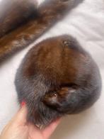 hoedje en sjerp in echte nerts, Antiek en Kunst, Ophalen, Dames