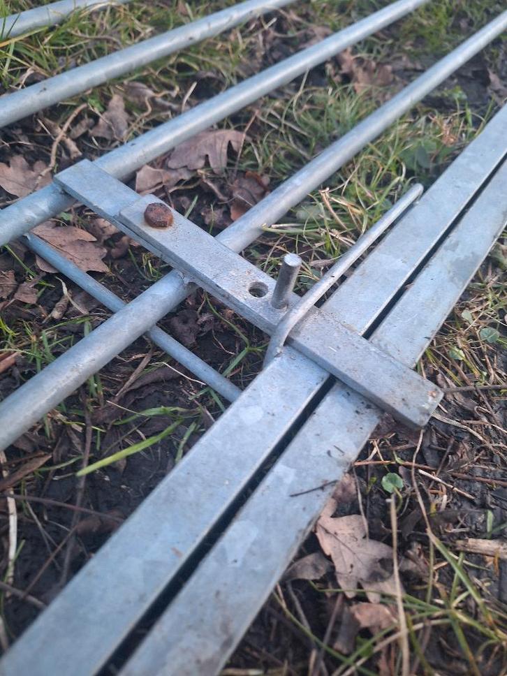 Hondenkennel panelen / gealvaniseerde ren, Dieren en Toebehoren, Hondenhokken, Gebruikt, Hondenkennel, 100 cm of meer, 110 cm of meer