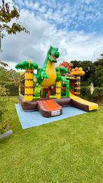 Springkasteel Dino te huur, Ophalen of Verzenden, Zo goed als nieuw