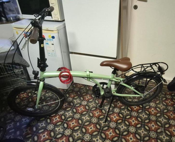 Opvouw vrouwen fiets, Fietsen en Brommers, Fietsen | Vouwfietsen, Zo goed als nieuw, Versnellingen, Ophalen