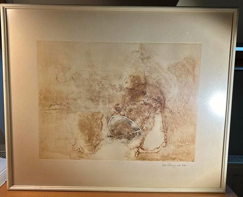 Geo Sempels - ets, Antiek en Kunst, Kunst | Etsen en Gravures, Ophalen of Verzenden