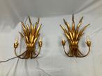 Vintage Hans Kögl Wheat Sheaf korenaar wandlampen MCM, Enlèvement ou Envoi, Utilisé