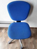 Mooie blauwe kinder bureaustoel :1hoogte 55 cm, Ophalen, Gebruikt, Bureaustoel