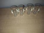 4 theeglazen, Ophalen of Verzenden, Zo goed als nieuw, Glas, Kop(pen) en/of Schotel(s)