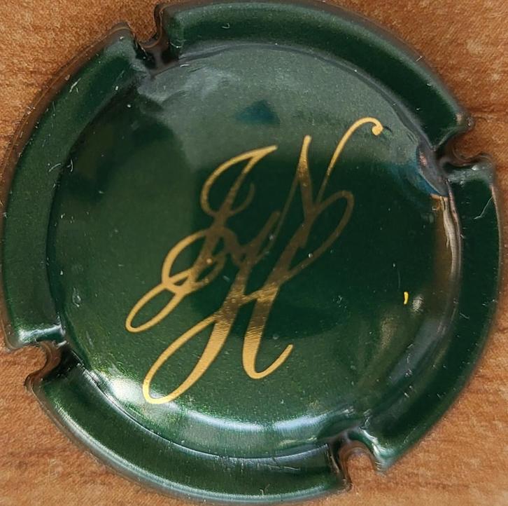 Capsule Champagne Jean-Noël HATON Vert foncé & or nr.01, Collections, Vins, Neuf, Champagne, France, Enlèvement ou Envoi