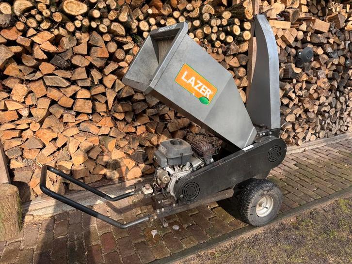 LAZER XLZSHR150L Hakselaar  – 13 PK – 2017, Tuin en Terras, Hakselaars, Zo goed als nieuw, Benzine, Ophalen