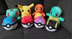 Set van 4 Pokémon-knuffels van 20 cm met 4 Pokéballs van 12, Nieuw, Overige typen, Ophalen