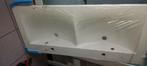 dubbel lavabo badkamer wit, Ophalen, 100 tot 150 cm, Overige typen, Nieuw