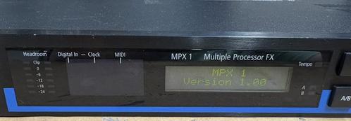 Lexicon MPX-1, Muziek en Instrumenten, Effecten, Gebruikt, Chorus, Delay of Echo, Reverb, Volume, Overige typen, Equalizer, Multi-effect