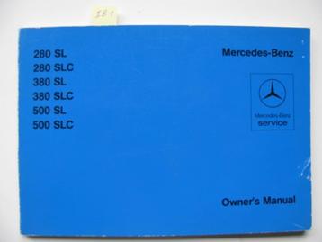IB1 Mercedes 280 380 500 SL SLC R107 C107 instructieboekje  beschikbaar voor biedingen
