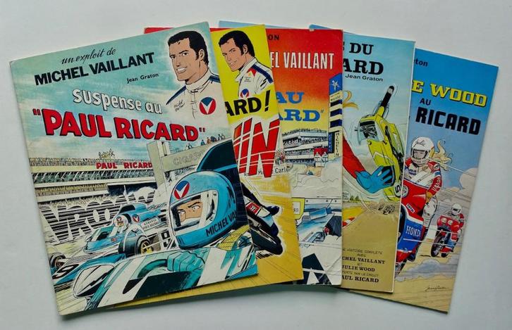 Michel Vaillant, Julie Wood en Paul Ricard, Boeken, Stripverhalen, Gelezen, Meerdere stripboeken, Ophalen