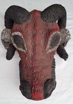 Buffel kralen masker, beaded mask, Kameroen, Bamiléké groep, Antiek en Kunst, Kunst | Beelden en Houtsnijwerken, Ophalen of Verzenden