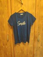 Blauwe T-shirt smile Bel&Bo, Kleding | Dames, T-shirts, Blauw, Ophalen of Verzenden, Zo goed als nieuw, Bel&bo