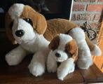 Mama Sint Bernard hond met puppy knuffel., Hond, Ophalen of Verzenden, Zo goed als nieuw