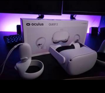Casque VR Méta quest 2 avec sangle, Enlèvement, Comme neuf