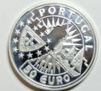 ZELDZAME VALUTA PORTUGAL N #8191 „50 EURO ZILVER” UIT 1996, Postzegels en Munten, Munten | Europa | Euromunten, Setje, Zilver