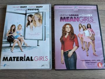 2x dvd - Mean girls + Material girls - Chick Flick Prima 
