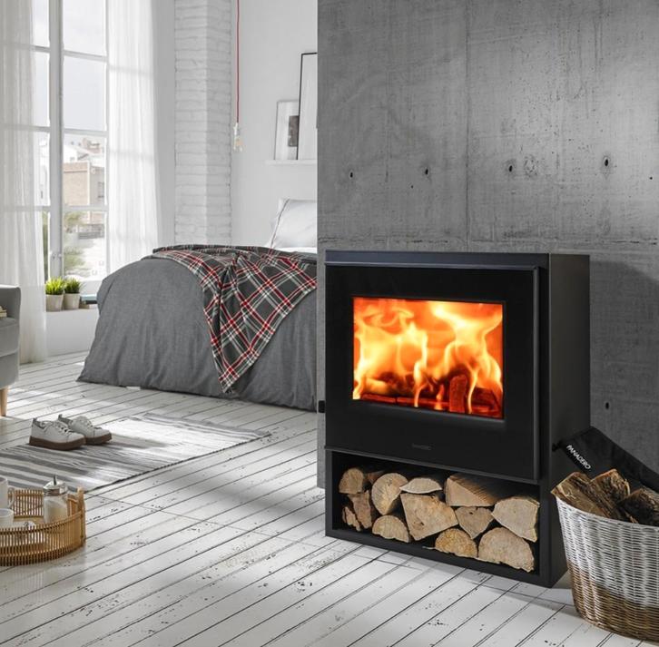 Nieuwe PANADERO Borneo houtkachel van 7 kW, Huis en Inrichting, Haarden, Nieuw, Ophalen
