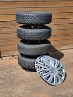 Set winterbanden 175/65/R15 - 84T met velgen 4x100, Ophalen, 15 inch, Velg(en), 175 mm
