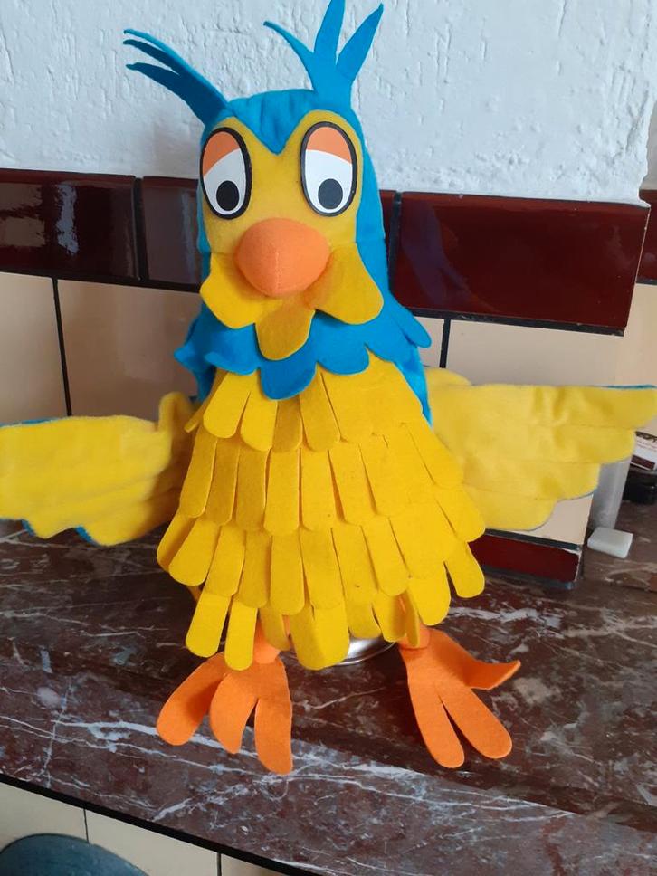 Meneer de Uil fabeltjeskrant handpop poppenkastpop, Collections, Poupées, Enlèvement ou Envoi