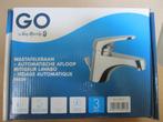 Wastafelkraan, Ophalen, Zo goed als nieuw, Inox, Wastafel