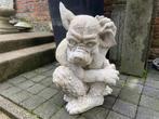 Gargoyle 50cm hoog, Tuin en Terras, Ophalen, Nieuw, Beton, Dierenbeeld