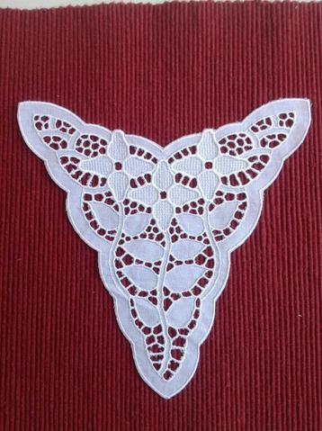 BRODERIE  ANGLAISE  APPLICATIE beschikbaar voor biedingen