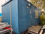 Container bureau met chauffage, Ophalen