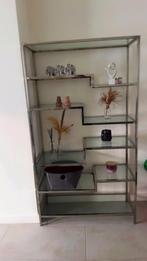 Luxe design kast glas & staal, Enlèvement, Verre