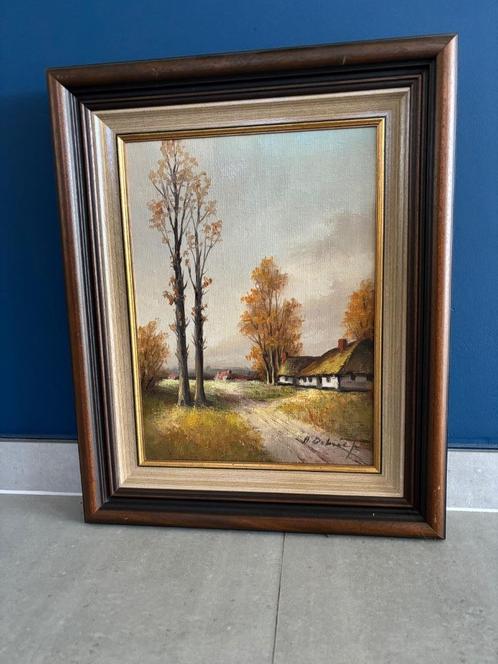 Olieverf Landschapsschilderij, Antiek en Kunst, Kunst | Schilderijen | Klassiek, Ophalen